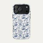 Basenji Blue Toile Phone case