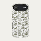 Rhodesian Ridgeback Sage Green Toile phone Case
