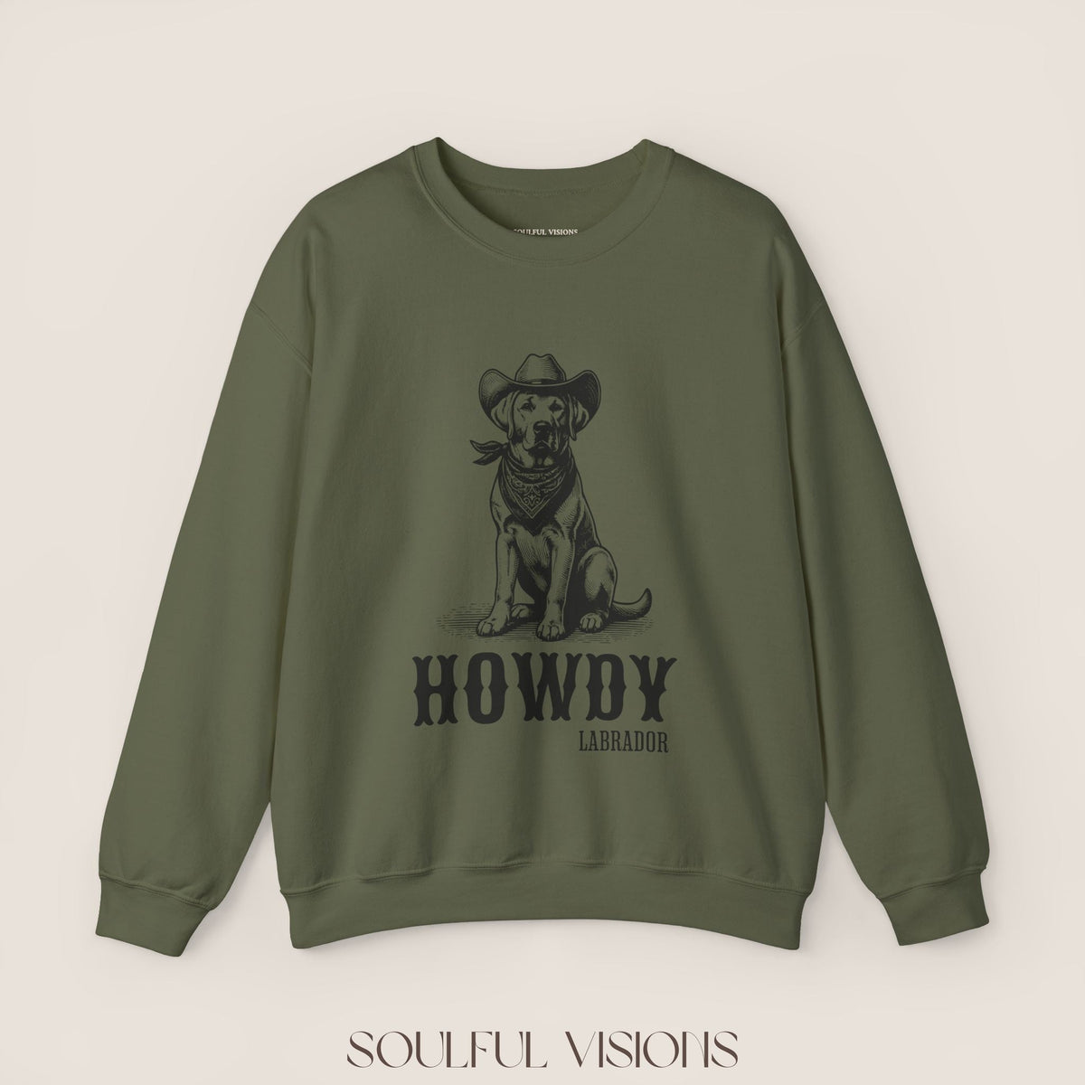 howdy labrador sweater