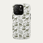 Rottweiler Sage Green Toile phone Case