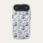 Saluki Blue Toile Phone case