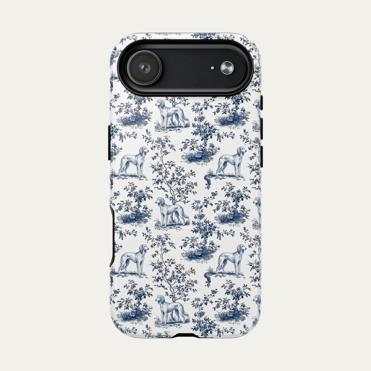 Saluki Blue Toile Phone case