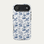 Shih tzu Blue Toile Phone case