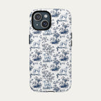 Sloughi Blue Toile Phone case