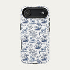 Pitbull Blue Toile Phone case
