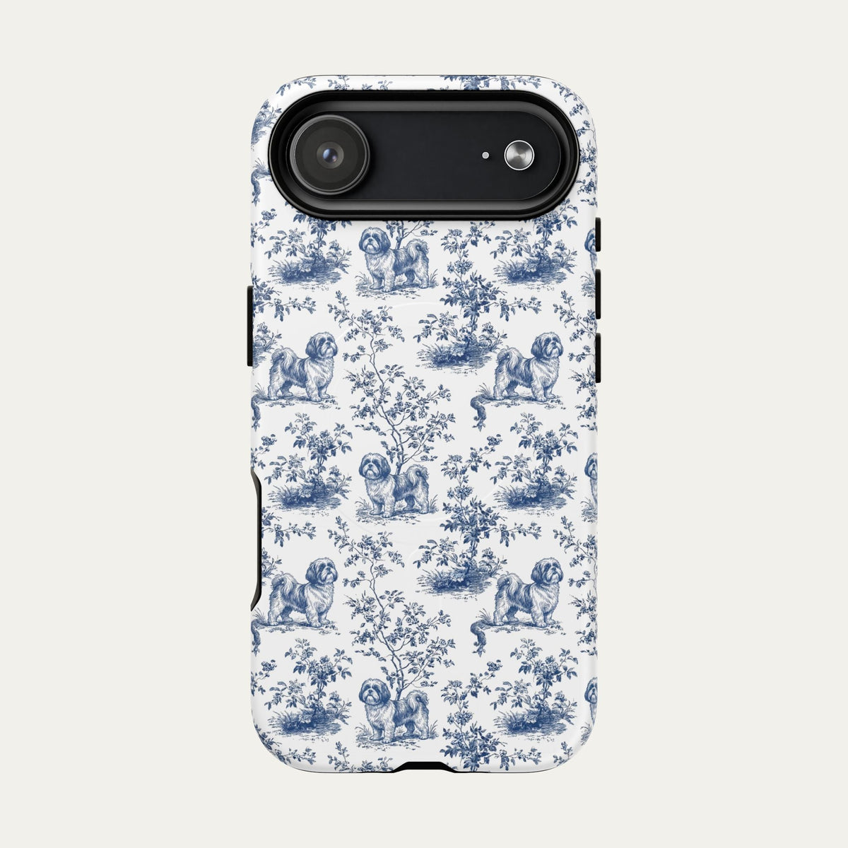 Shih tzu Blue Toile Phone case