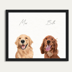 Custom Watercolor Pet Portrait
