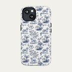 Pitbull Blue Toile Phone case