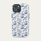 Boxer Blue Toile Phone case