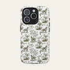Irish Setter Sage Green Toile phone Case