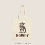 Howdy Pitbull Tote Bag