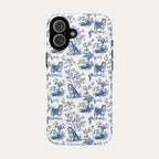 Alaskan Malamute Blue Toile Phone case