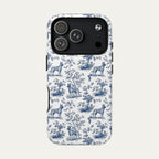 Belgian Malinois Blue Toile Phone case