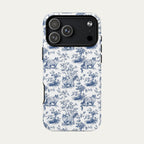 Ragdoll Cat Blue Toile Phone case
