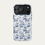 Ragdoll Cat Blue Toile Phone case