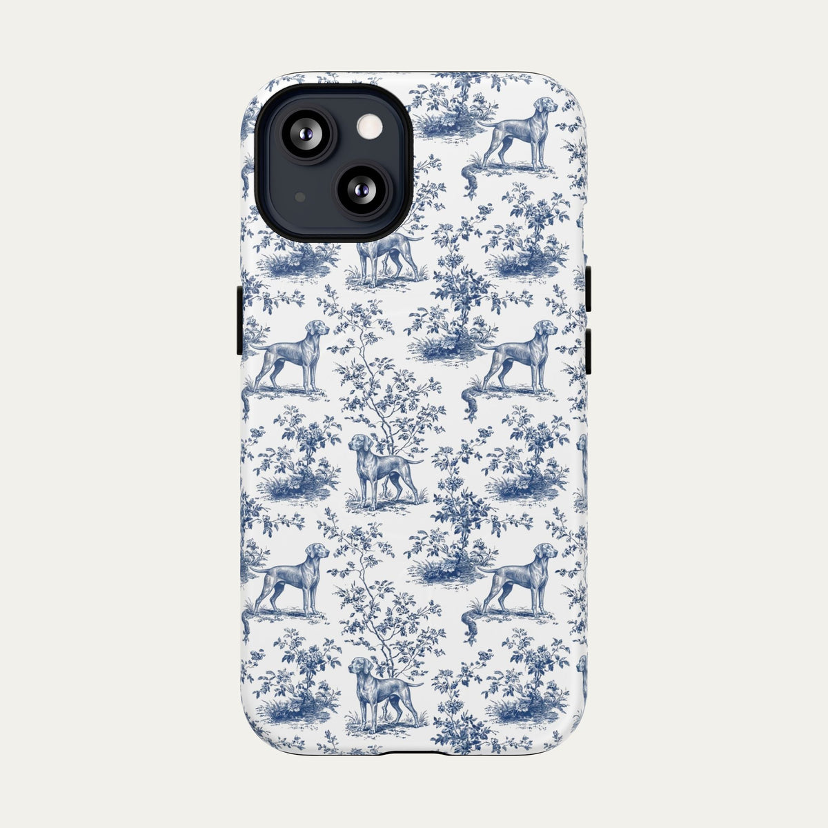Weimaraner Blue Toile Phone case