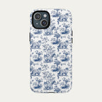 Ragdoll Cat Blue Toile Phone case