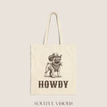 Howdy Pug Tote Bag