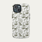 Alaskan Malamute Sage Green Toile phone Case