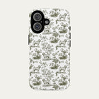 Shar Pei Sage Green Toile phone Case
