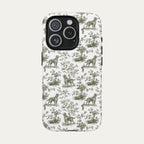 Irish Setter Sage Green Toile phone Case