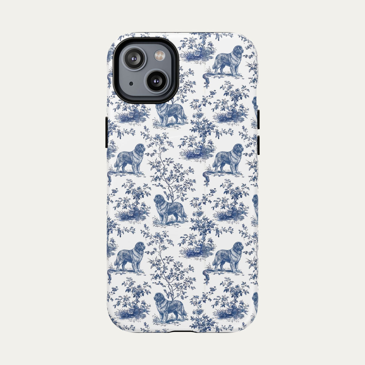 Newfoundland Blue Toile Phone case