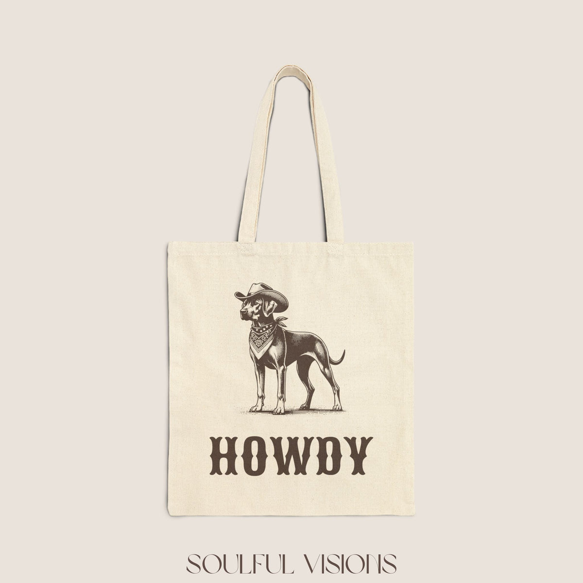 Howdy Rhodesian Ridgeback Tote Bag