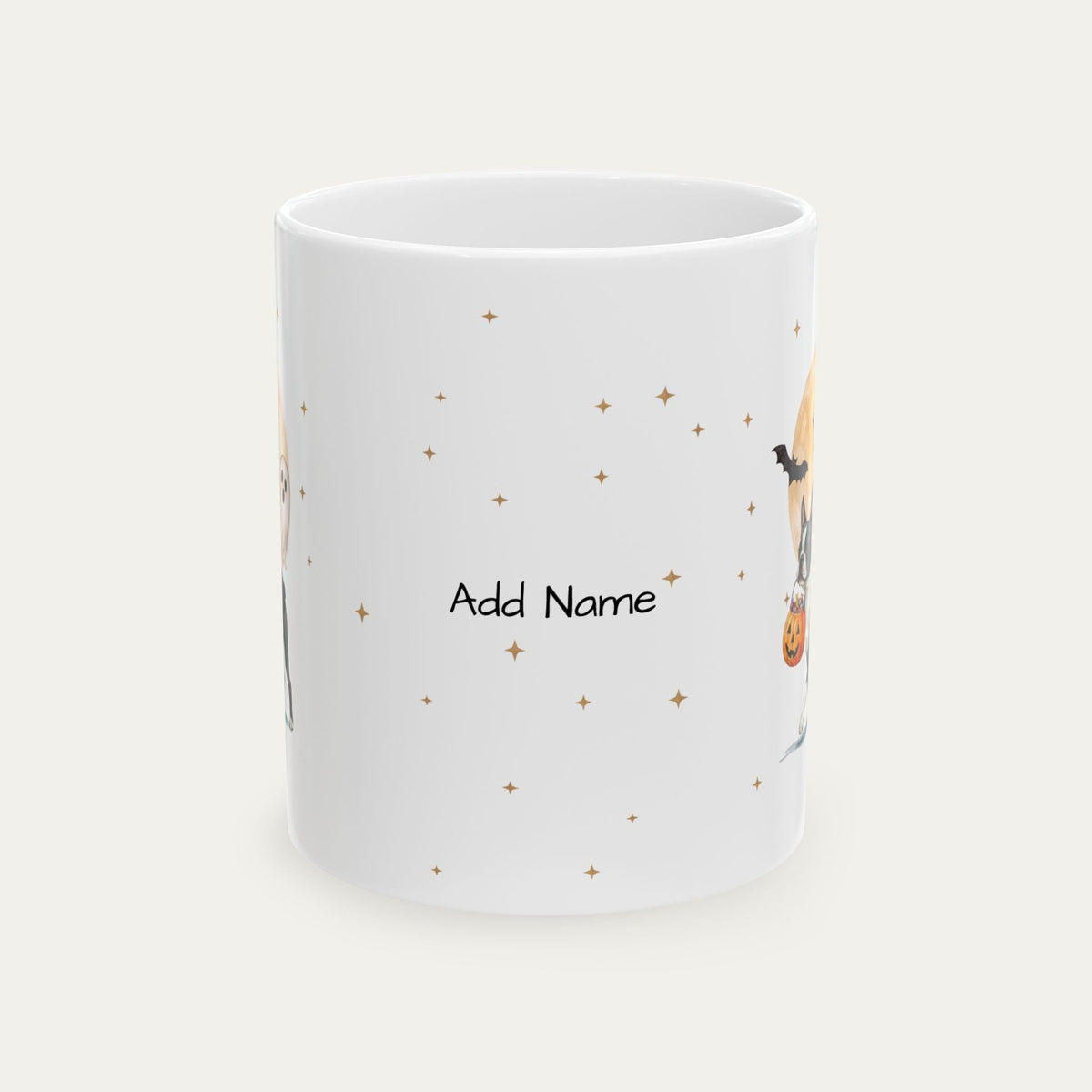 Custom Boston Terrier Halloween mug