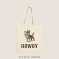 Howdy Toy Poodle Tote Bag