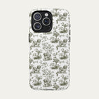Havanese Sage Green Toile phone Case