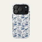 Bloodhound Blue Toile Phone case