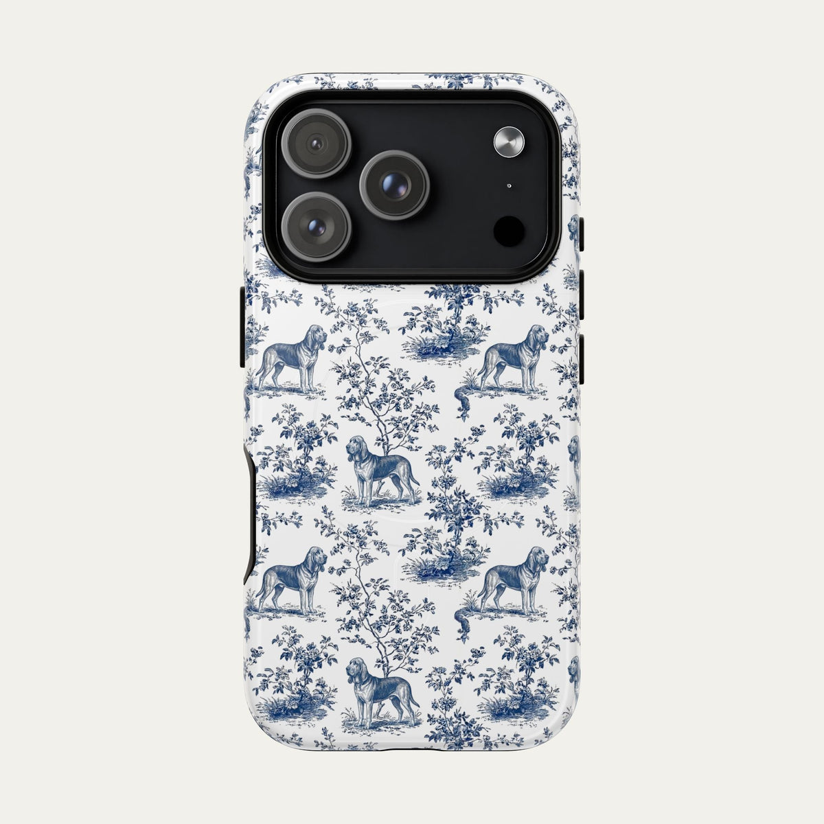 Bloodhound Blue Toile Phone case