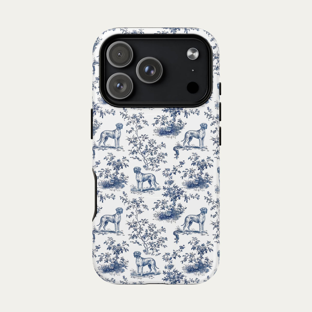 Great Dane Blue Toile Phone case