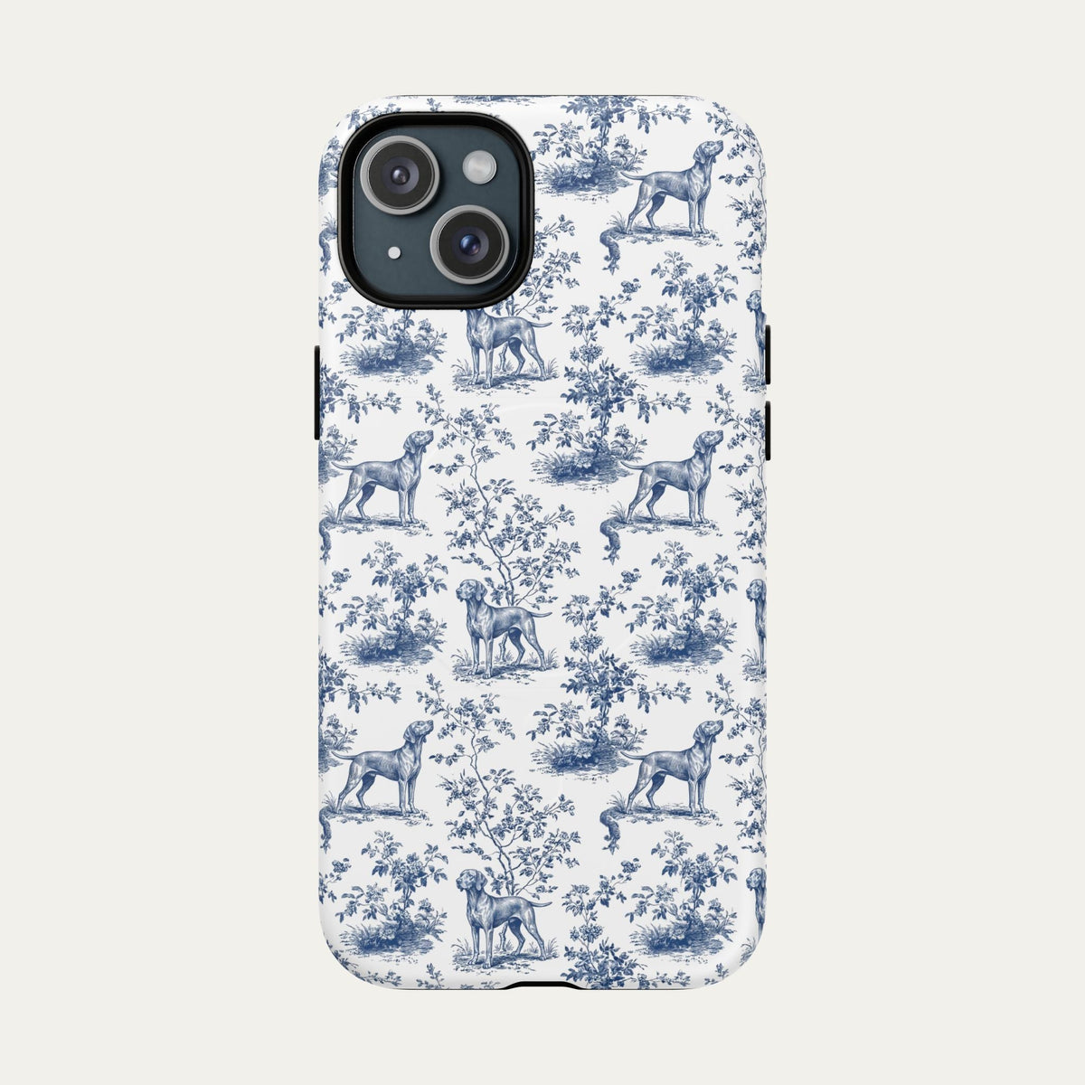 Vizsla Blue Toile Phone case
