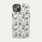 Rottweiler Sage Green Toile phone Case