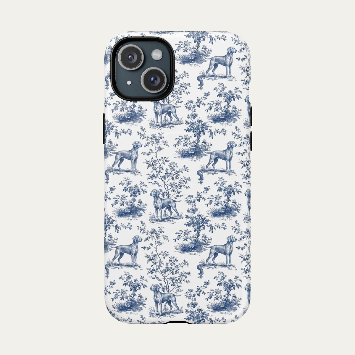 Weimaraner Blue Toile Phone case