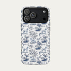 Saluki Blue Toile Phone case