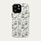 Belgian Malinois Sage Green Toile phone Case
