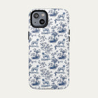Great Dane Blue Toile Phone case