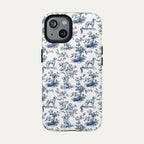 Dalmatian Blue Toile Phone case