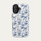 Akita Blue Toile Phone case
