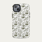 Shar Pei Sage Green Toile phone Case