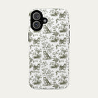 Alaskan Malamute Sage Green Toile phone Case