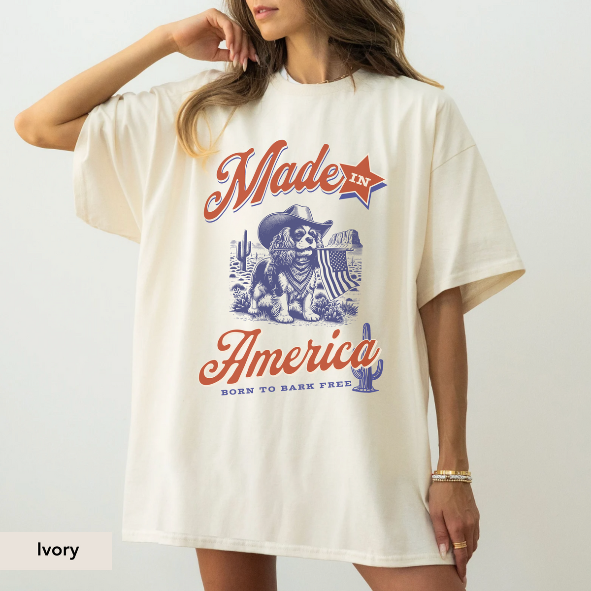 Cavalier Spaniel Made In America Shirt