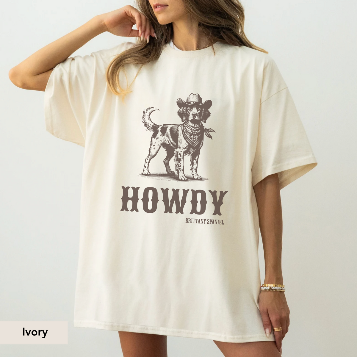 Howdy Brittany Spaniel Shirt