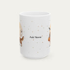 Custom Dachshund LH Brown Halloween mug