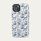 Belgian Malinois Blue Toile Phone case