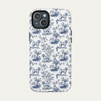 Shar Pei Blue Toile Phone case