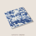 Pekingese Ceramic Coaster French Toile