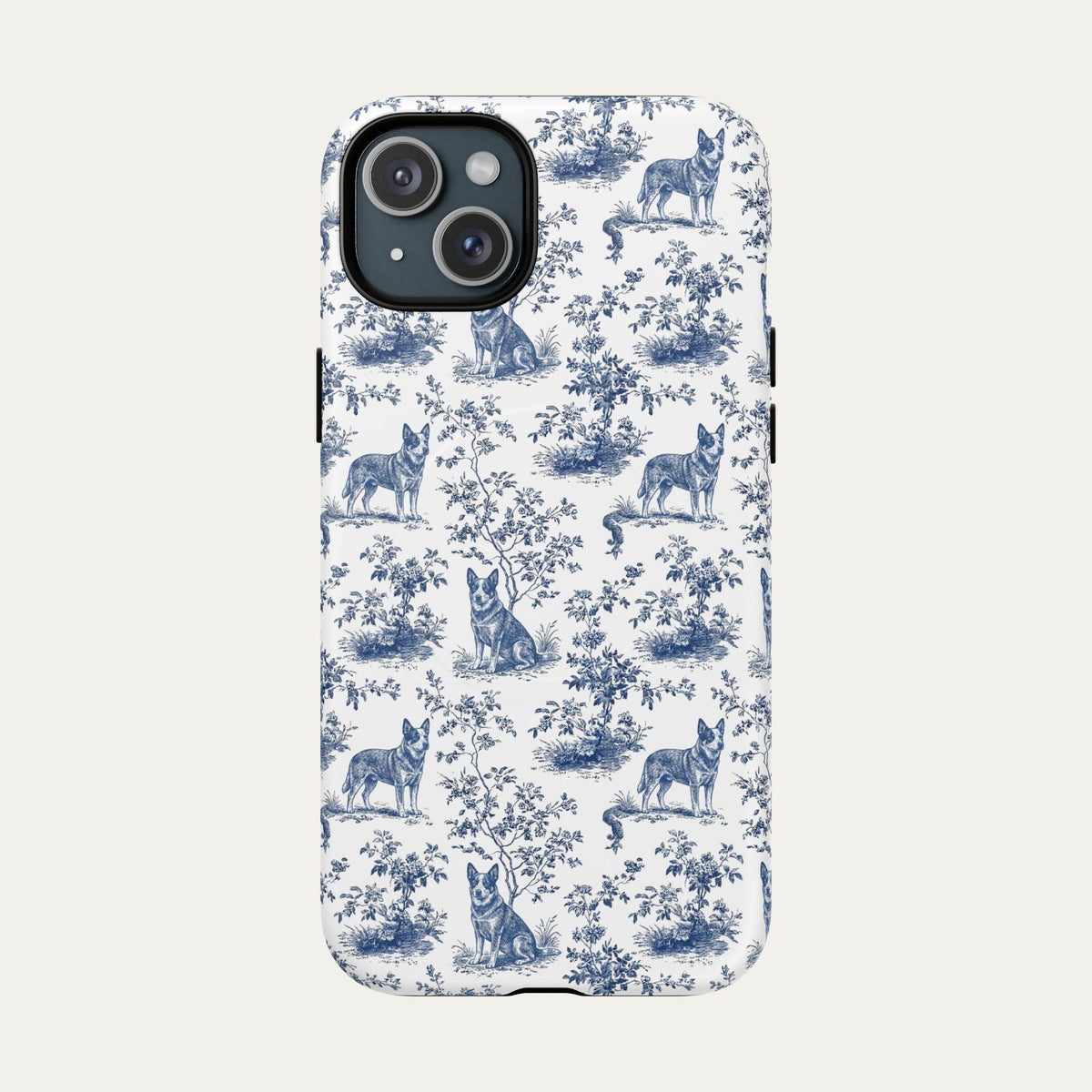 Australian Cattle Dog Blue Toile Phone case